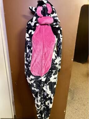 Cow Print Fuzzy Onesie – Way to Celebrate